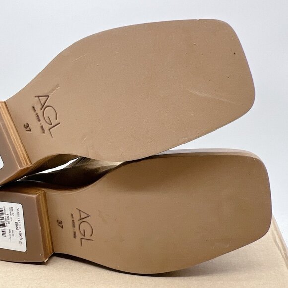 AGL Rina Women’s Ankle Boots Camel Brown Suede Pull On Booties EU 37 US 7 - Picture 14 of 15